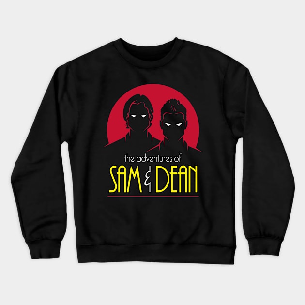 Sam and Dean: The Animated Series Crewneck Sweatshirt by RyanAstle